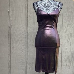 Sleeveless Mini Dress w/Split